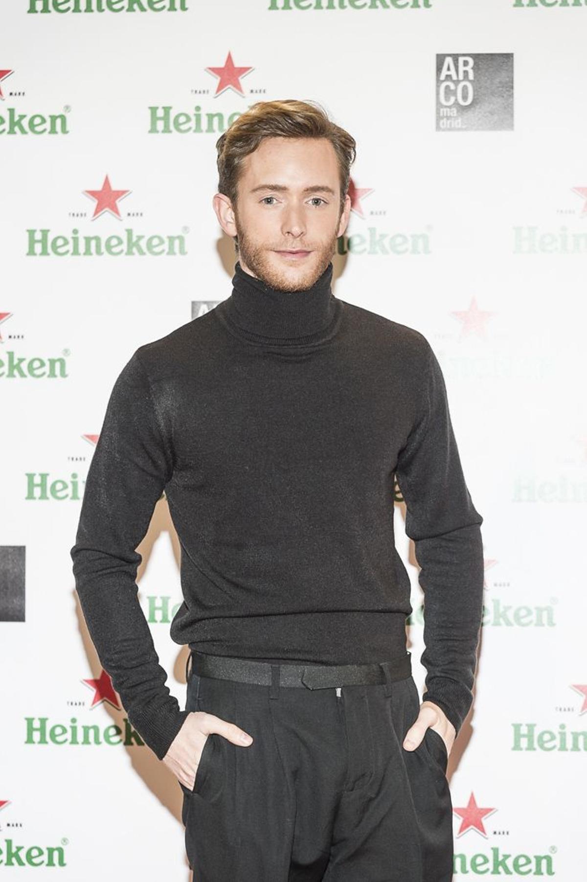 Pablo Rivero, en la fiesta de Heineken en ARCOmadrid 2015