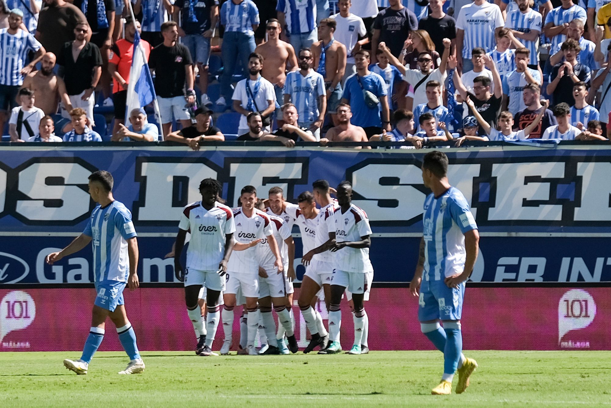 El Málaga CF - Albacete Balompié, en imágenes