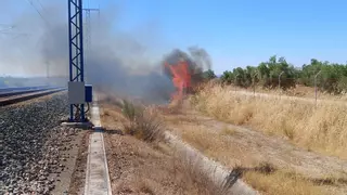 Un incendio afecta a una decena de trenes con origen o destino Andalucía