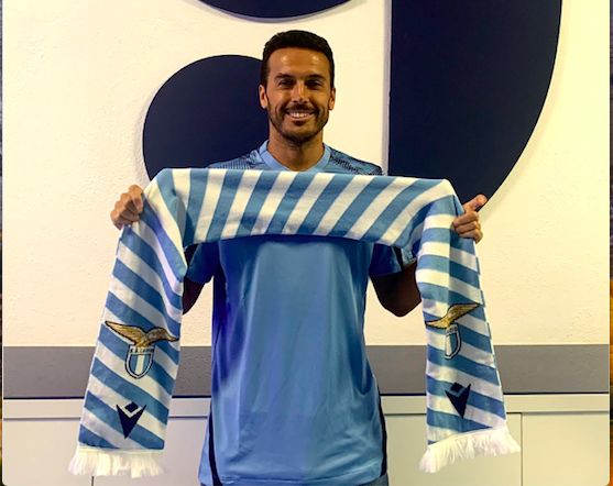 Pedro llevará el número '9' con el Lazio, su nuevo club.