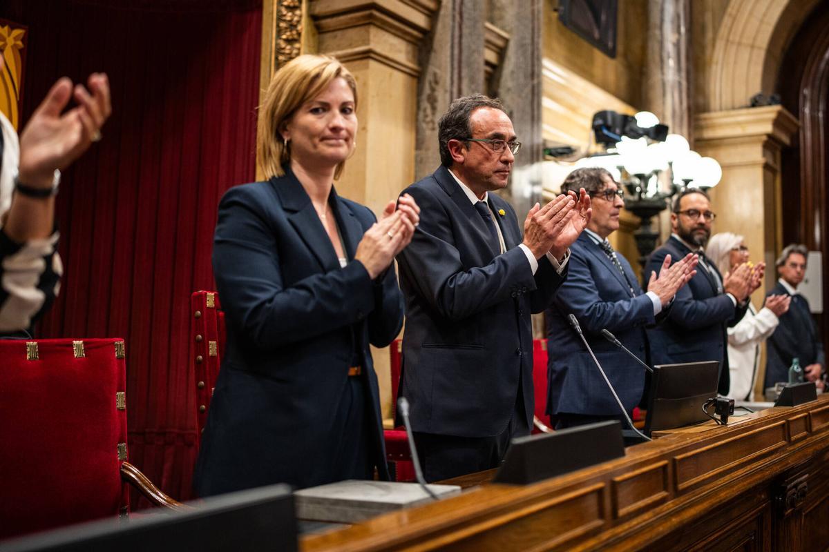 BARCELONA 10/06/2024 Politica. Pleno de constitución del Parlament de Catalunya tras elecciones del 12-M, elección de la Mesa. FOTO de ZOWY VOETEN