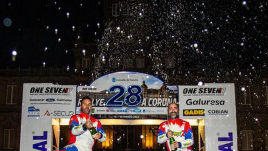 Los coches del Rally de A Coruña, listos para el sábado