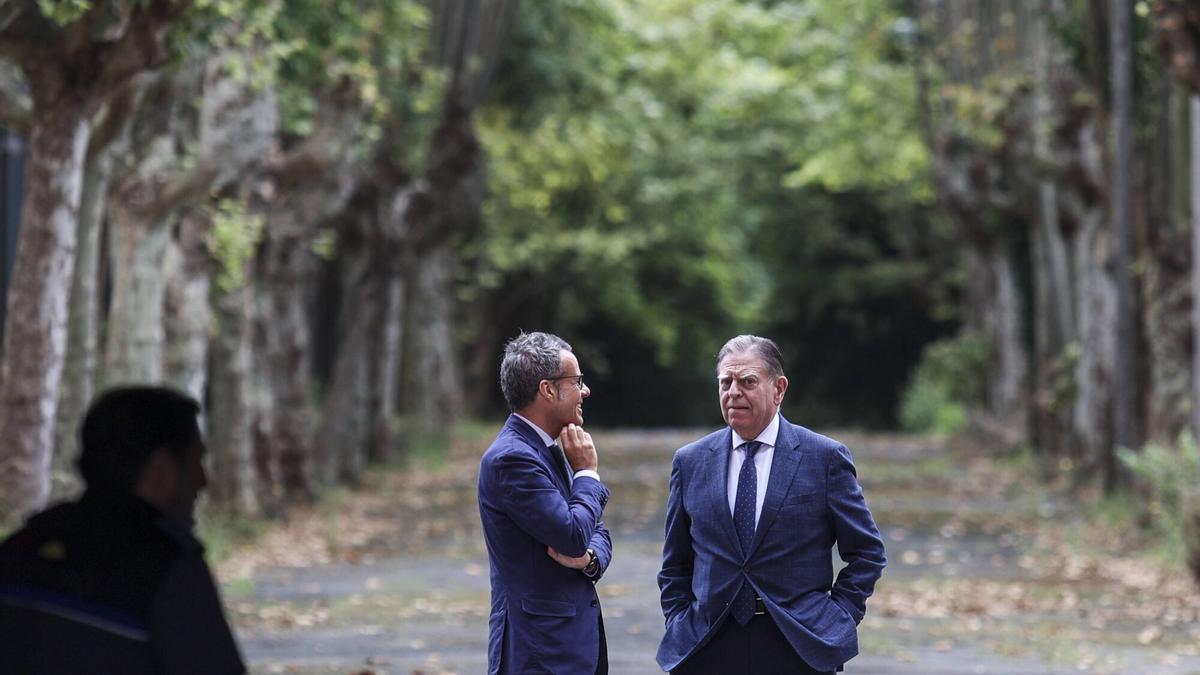 Nacho Cuesta y Alfredo Canteli en La Vega.