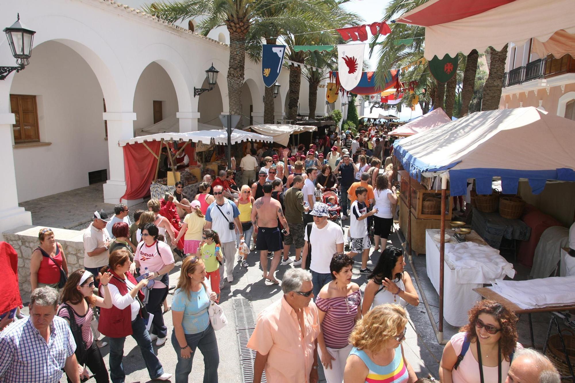 Edición de 2007 de la Feria Medieval de Ibiza.