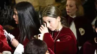 La lluvia no da respiro al Jueves Santo en Cáceres y deja en el templo a la majestuosa Sagrada Cena