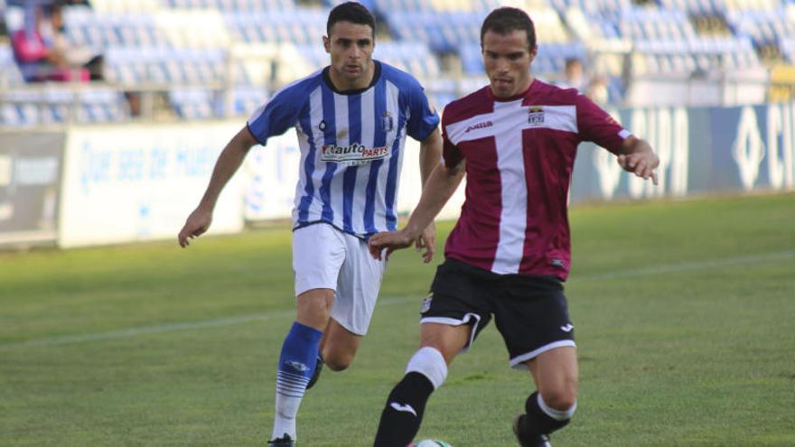 El jugador durante un partido ante el Recreativo de Huelva