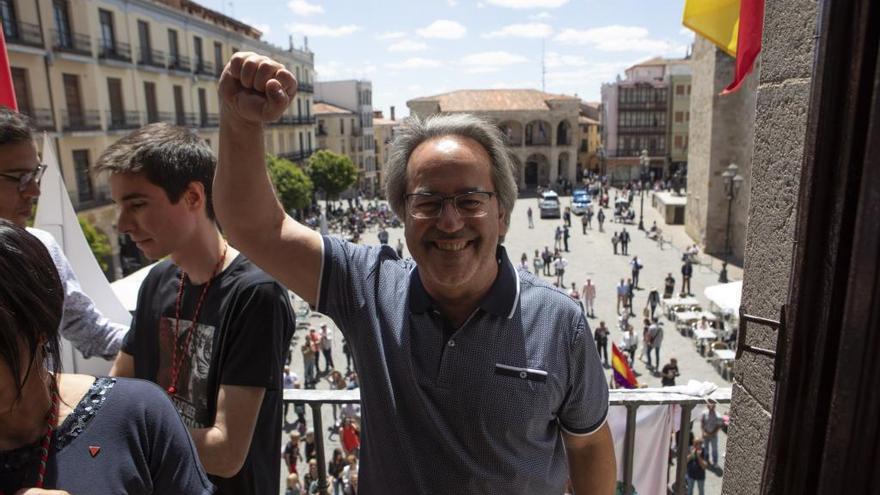 Guarido, tras ser elegido alcalde por segundo mandato consecutivo.