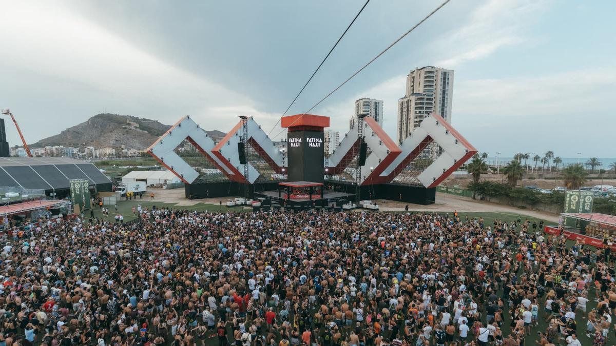 El primer día del Medusa Festival en Cullera.