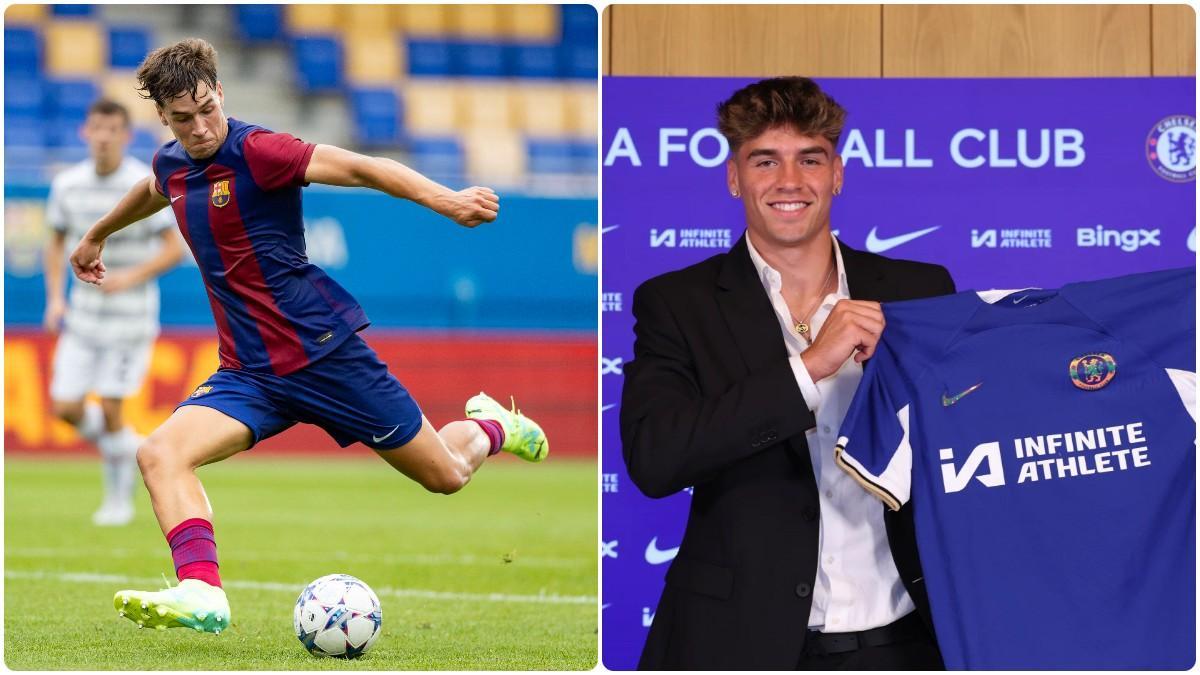 Marc Guiu estuvo muchos años en la cantera del barça antes de saltar al Chelsea