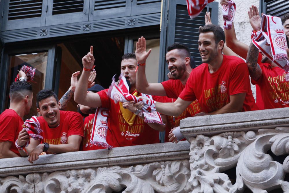 Rua de celebració de l'ascens del Girona