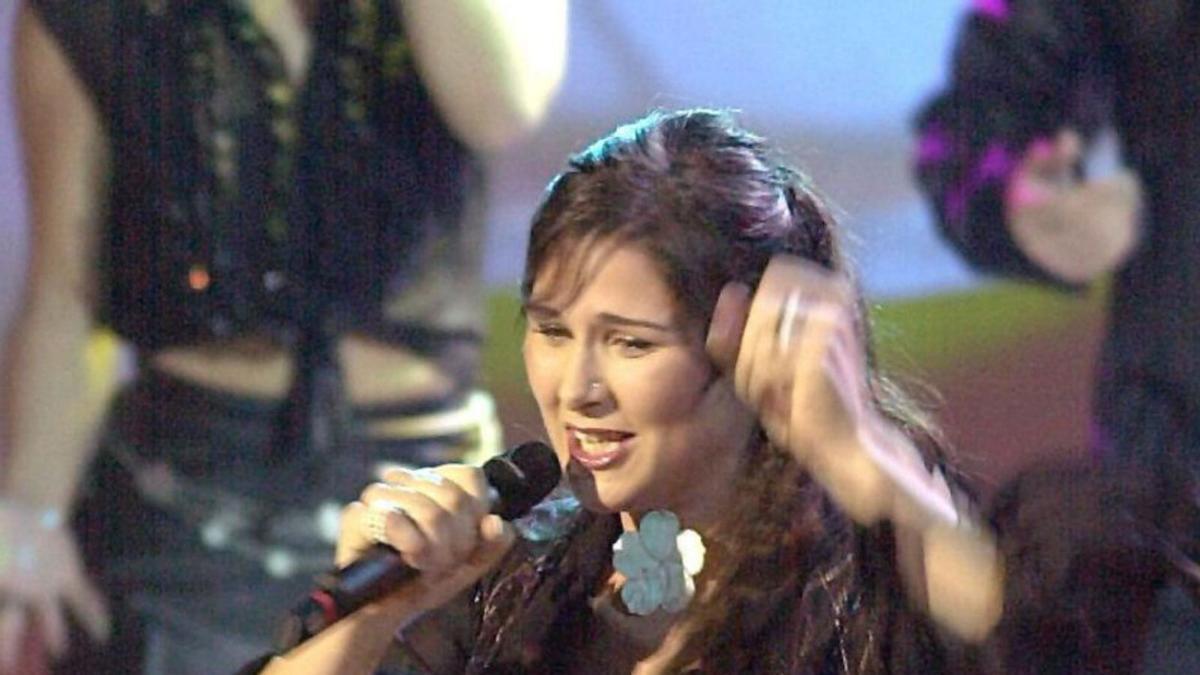 Rosa López, en su actuación en Eurovisión.   | // LLUIS GENE