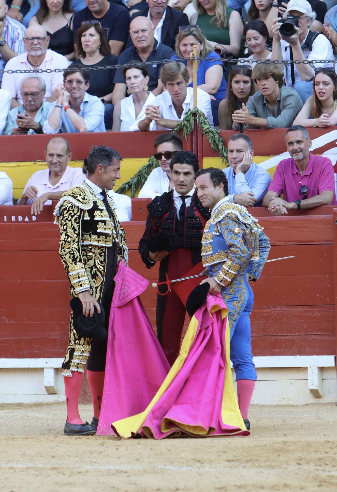 Rafaelillo, Manuel Escribano y Pablo Aguado cierran la Feria Taurina de Hogueras de Alicante