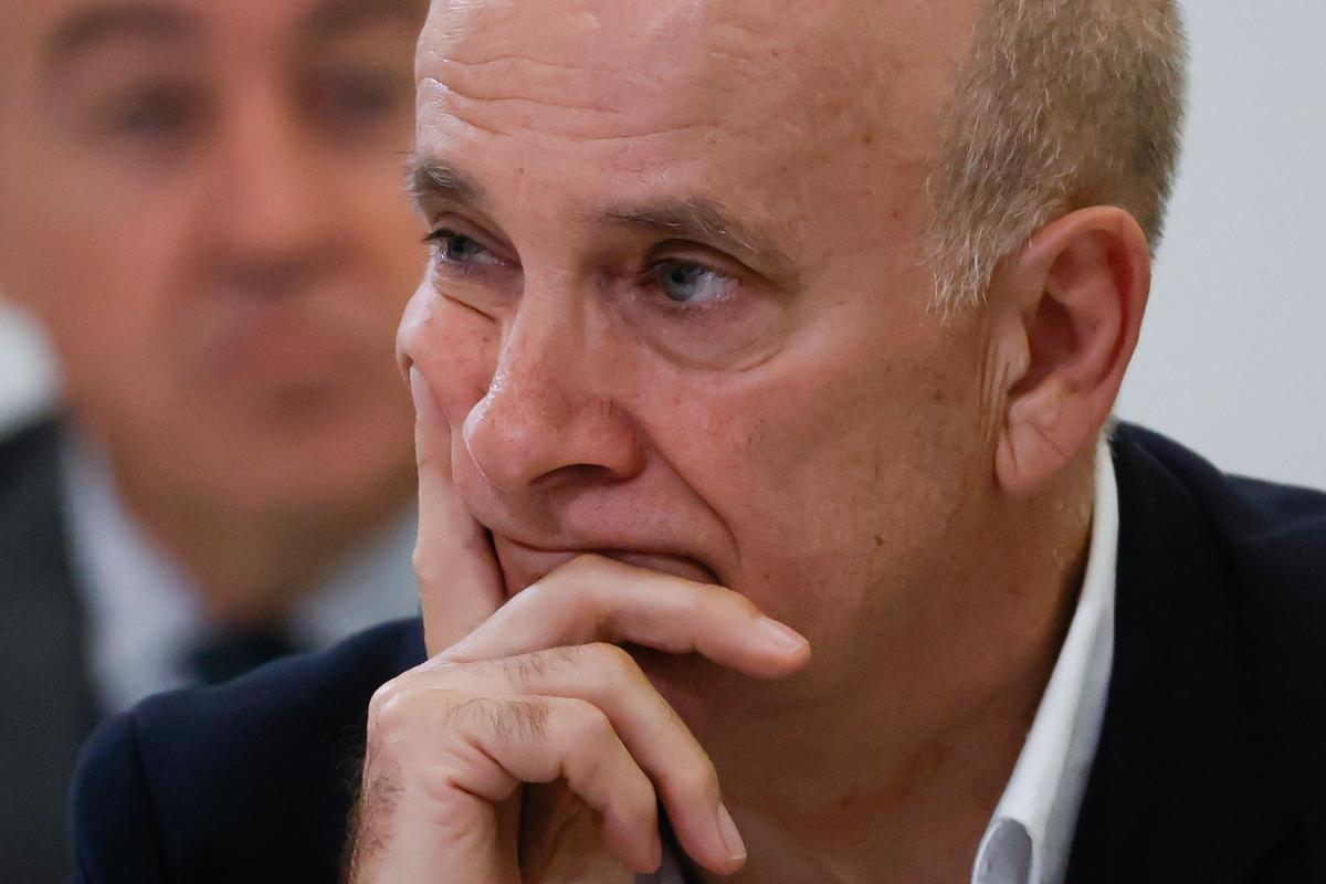 Andrés Cortabitarte durante su declaración.