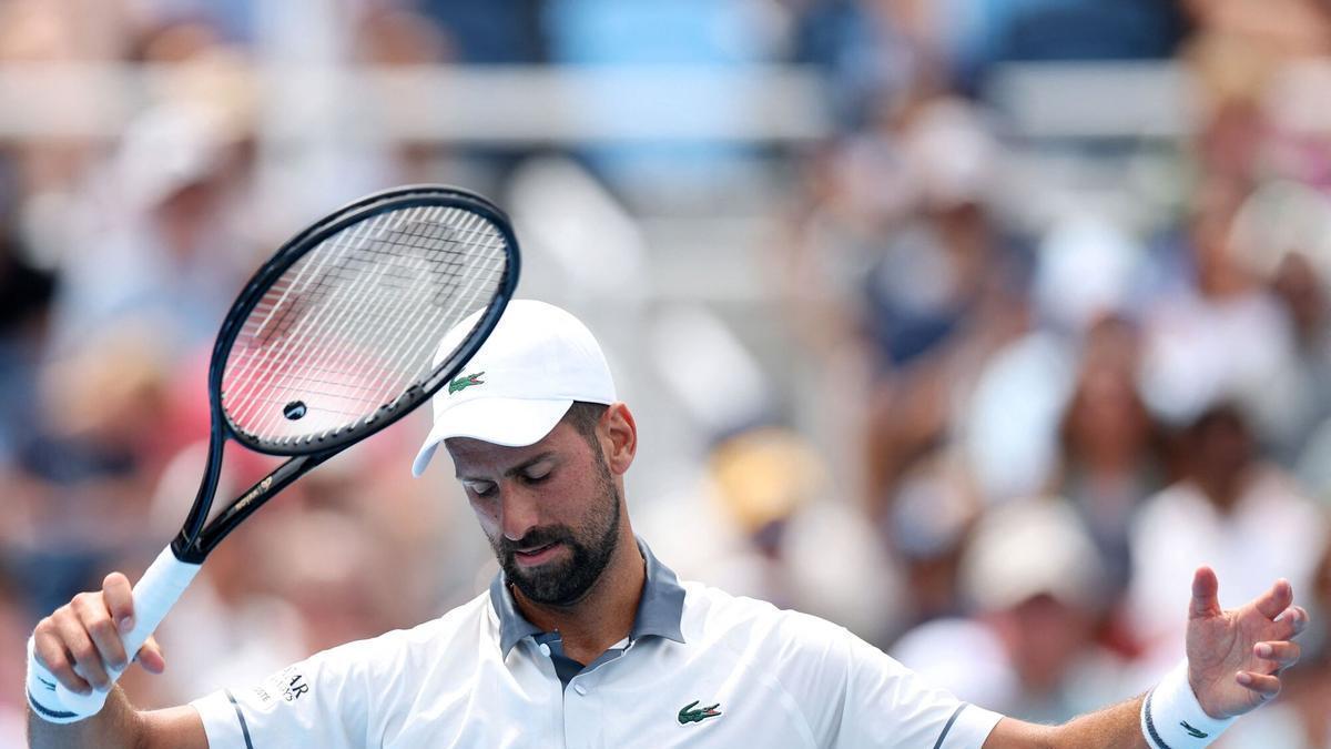 El  tenista serbio Novak Djokovic.