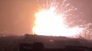 Imatges de l’explosió a Tianjin.