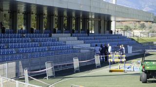 Cuatro jóvenes heridas al caer de unos tres metros en la pista de atletismo de Magaluf