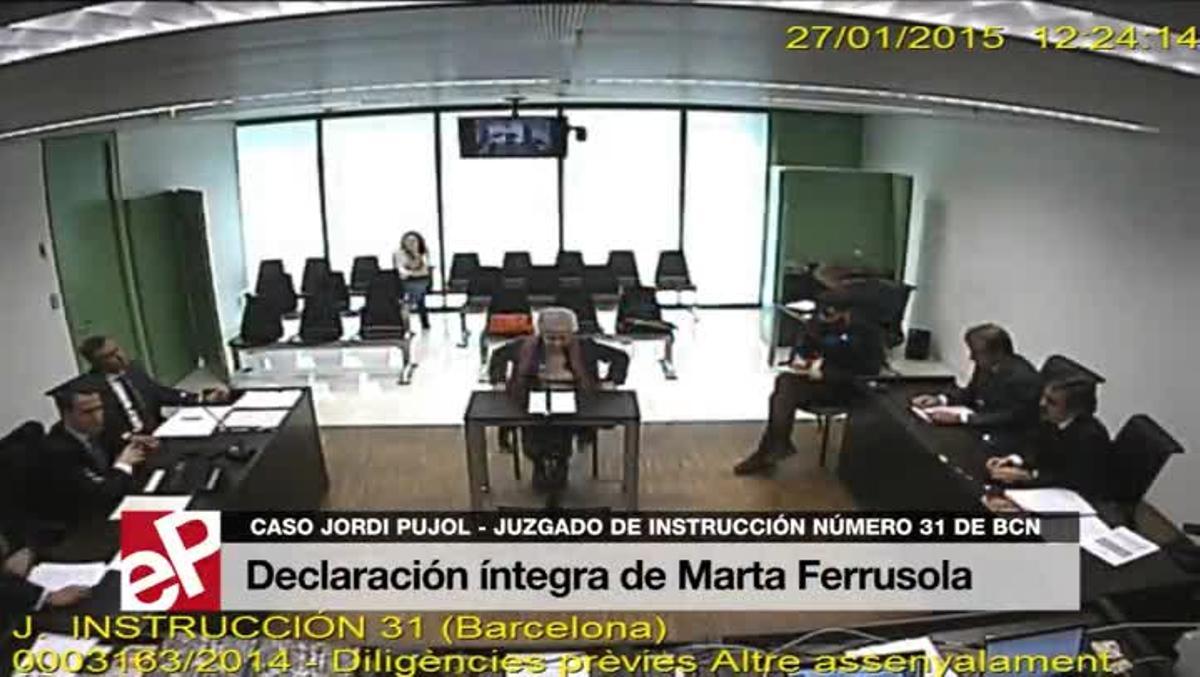 Declaración íntegra de Marta Ferrusola i Lladós.