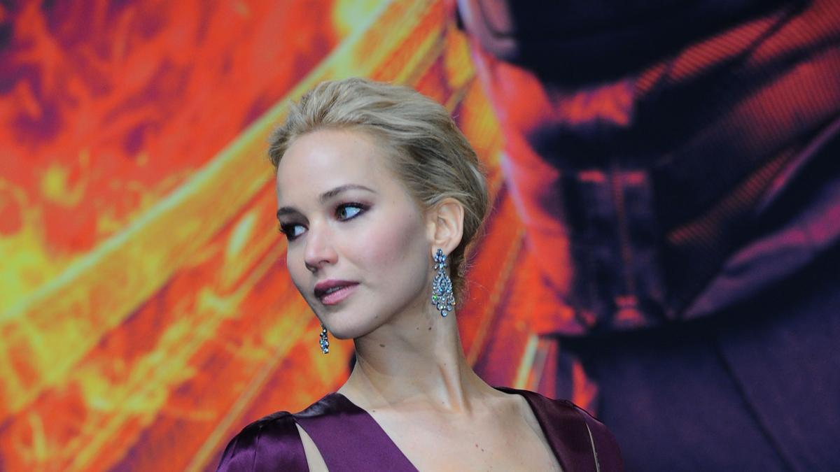 Jennifer Lawrence en el estreno de 'Los juegos del hambre' en Berlín