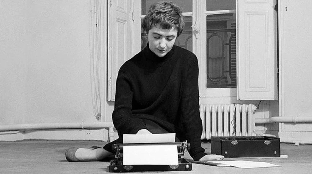 Una imagen de Françoise Sagan a los 19 años.