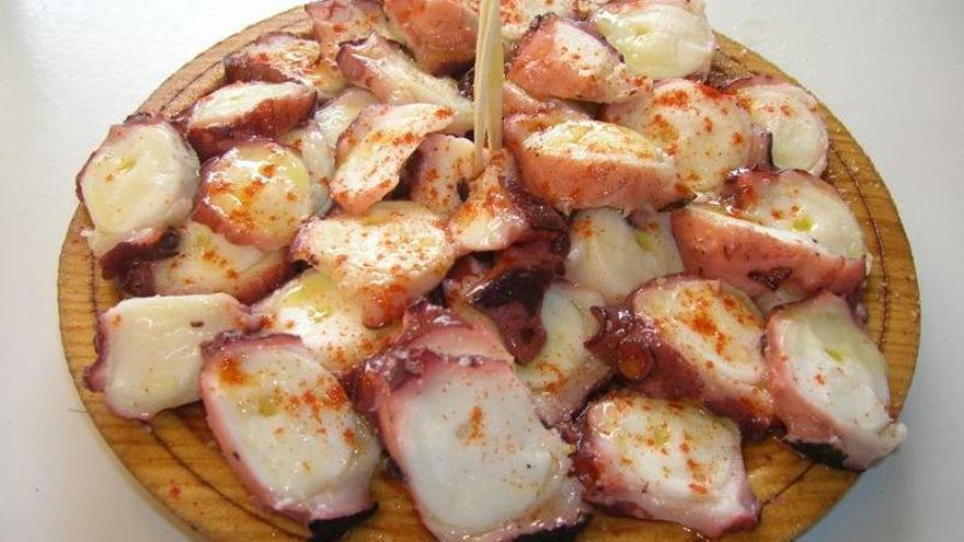 Plato de pulpo. // Mega