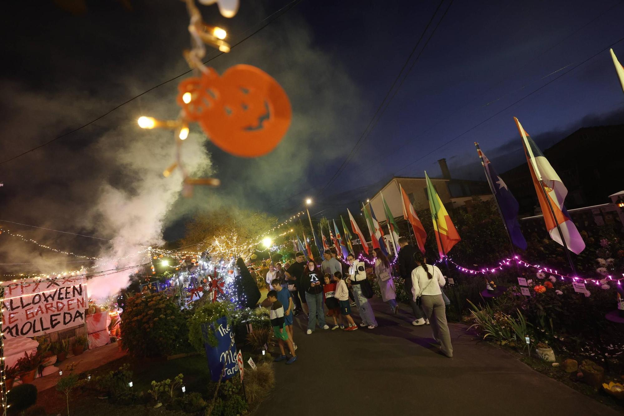 EN IMÁGENES: El Jardín de Molleda lleva a Corvera el terror de Halloween