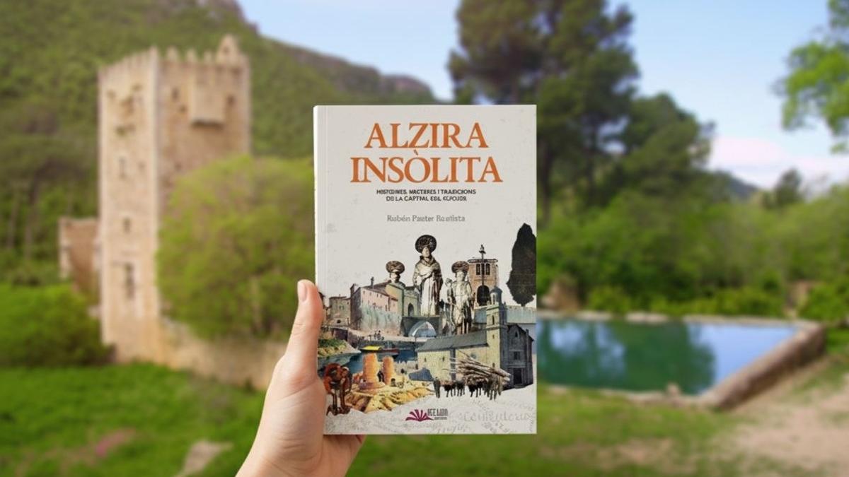 Libro de Rubén Pastor, con el monasterio de la Murta de fondo.