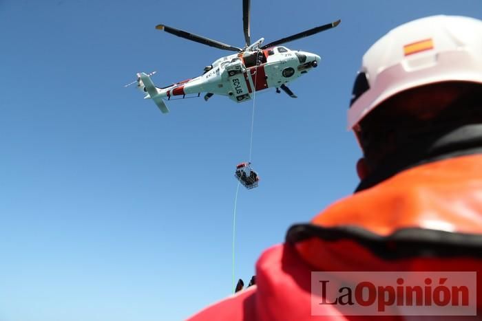 Simulacro de Salvamento Marítimo en Cartagena