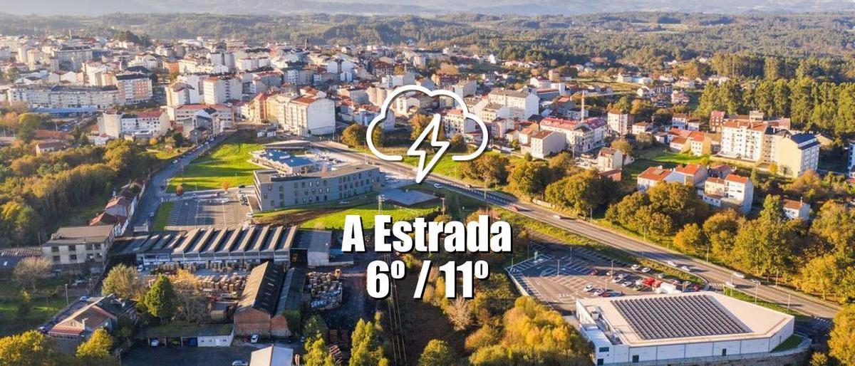 El tiempo en A Estrada: previsión meteorológica para hoy, lunes 13 de abril