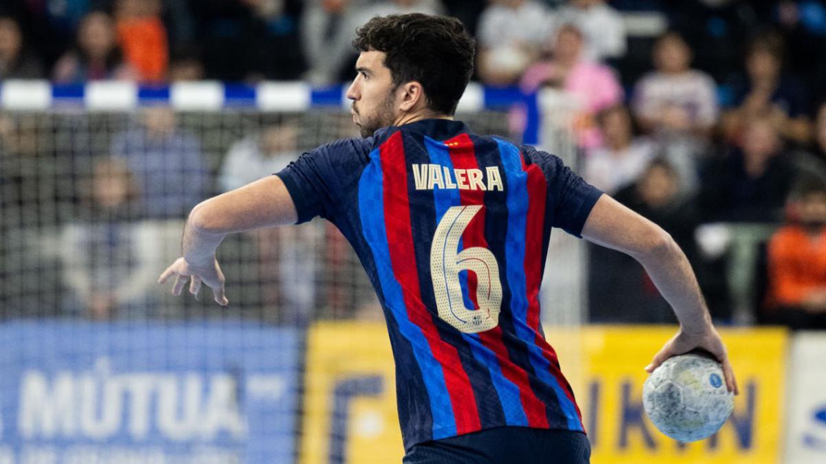 Pol Valera debutó de azulgrana contra su ex equipo