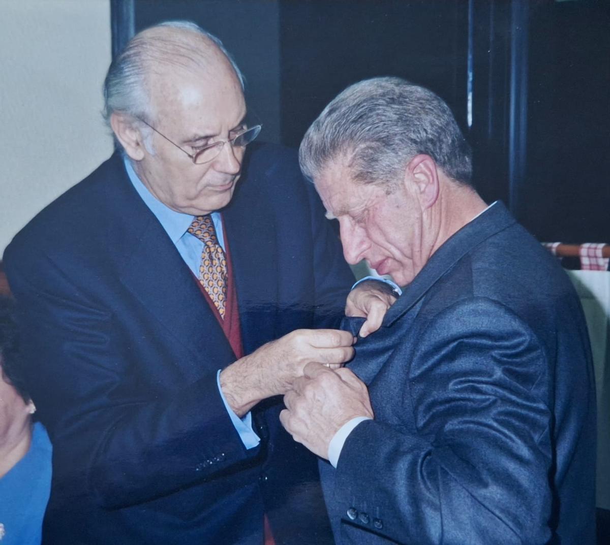Raimundo Calvo, a la dcha., en una imagen de archivo.