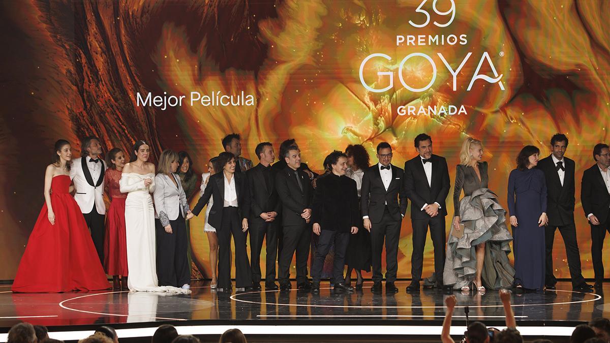 Un momento de la última edición de los Premios Goya, celebrada en Granada Un momento de la última edición de los Premios Goya, celebrada en Granada