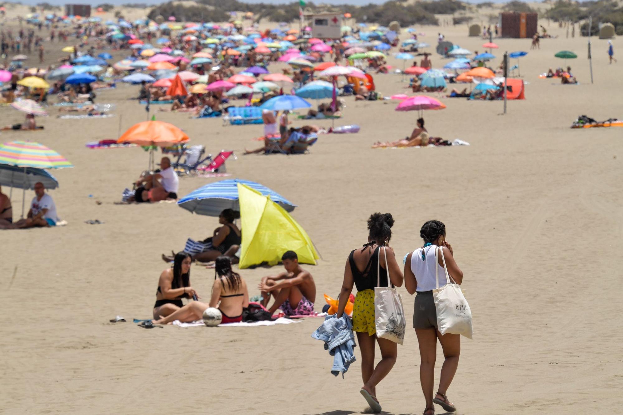 Ola de calor en Gran Canaria (16/07/2021)