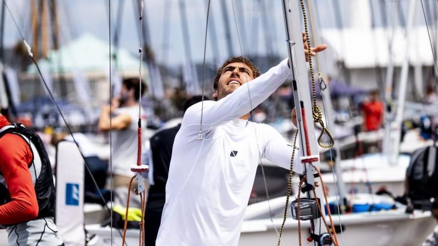 Nico Rodríguez, durante su entrenamiento en Palma de Mallorca. // FdV