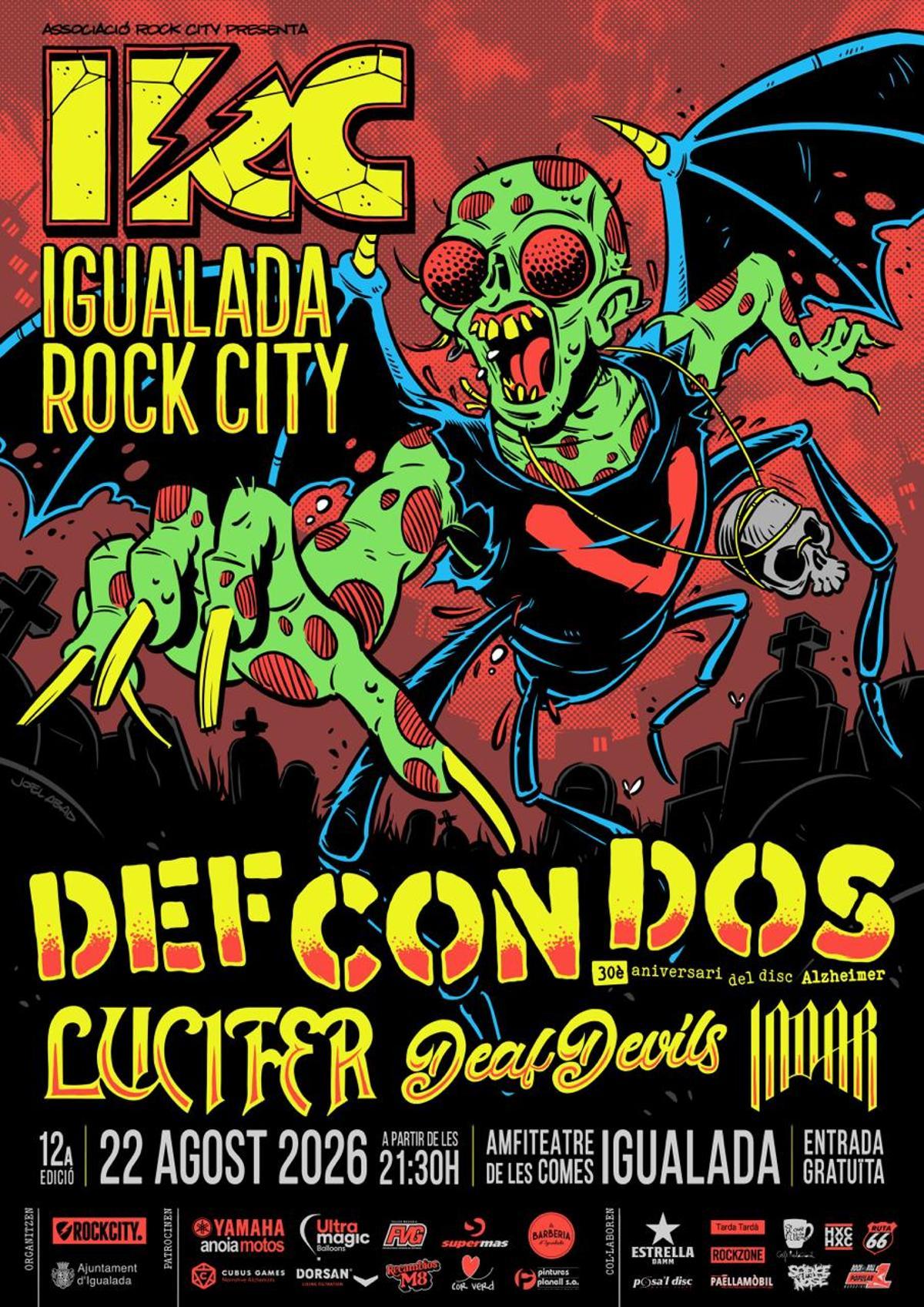 Poster Igualada Rock City 2026