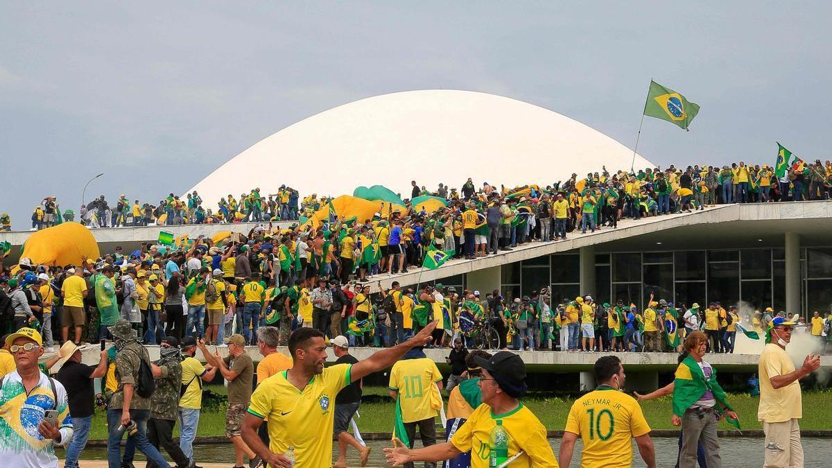 Asalto al Congreso de Brasil este 8 de enero.