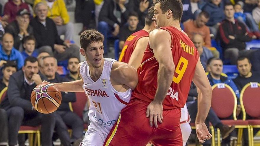 Oriol Paulí en un partit amb la selecció espanyola.