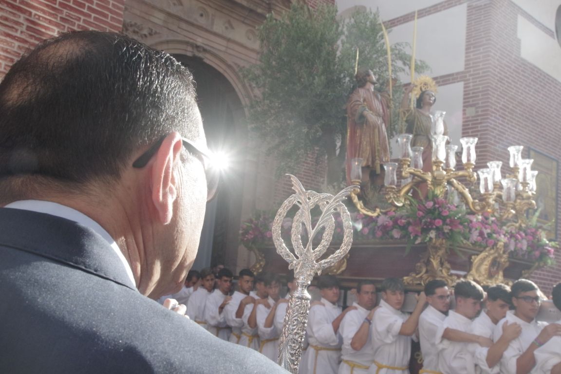 Procesión de los patronos de Málaga por las calles del Centro