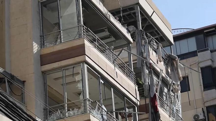 El Ejército de Israel bombardea suburbios en el sur de Beirut