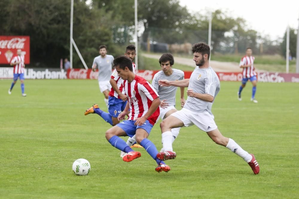 Partido de Copa Federación entre Sporting B y Oviedo B