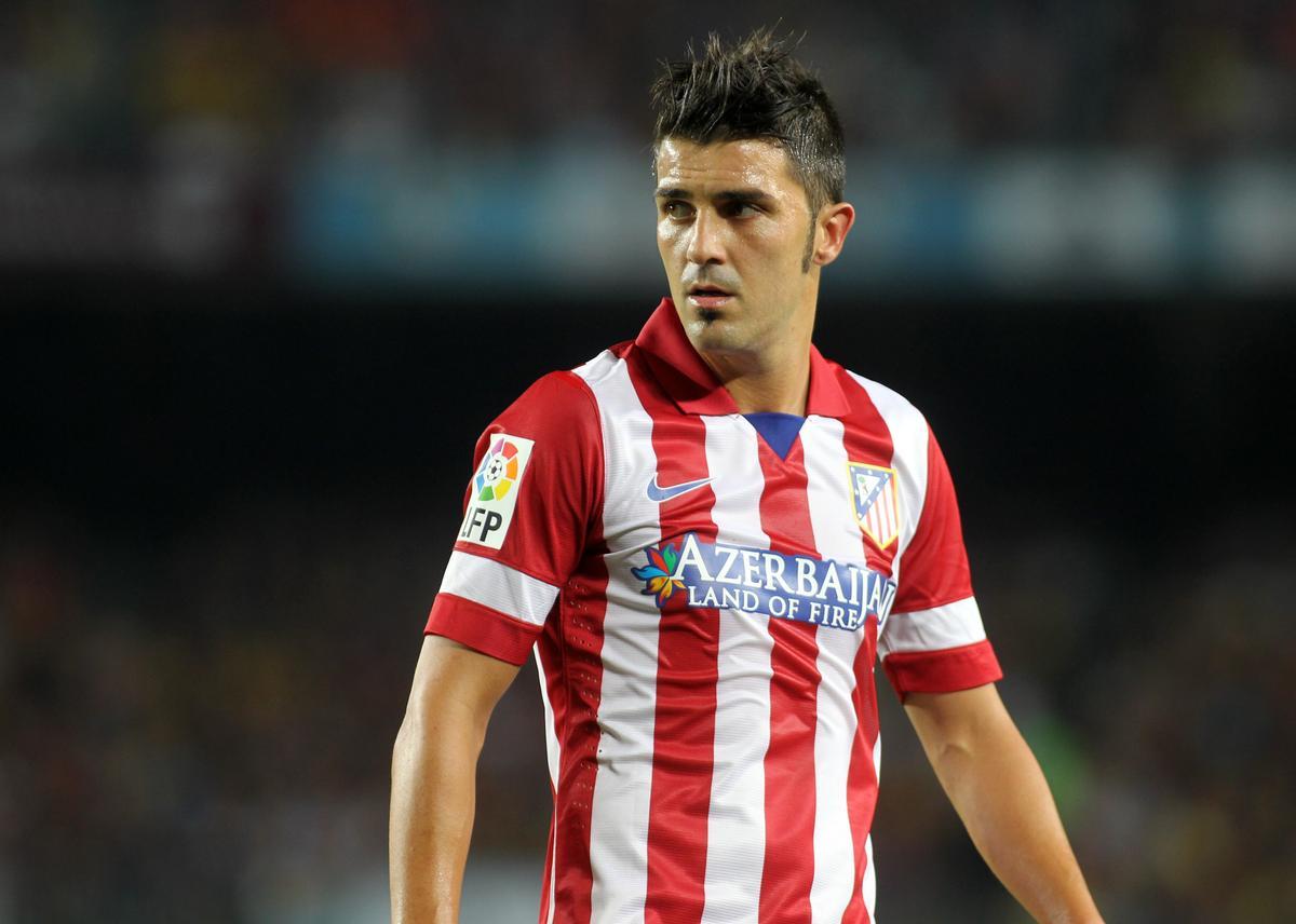 David Villa cambió la camiseta azulgrana por la rojiblanca (2,10 millones en la temporada 2013/14)