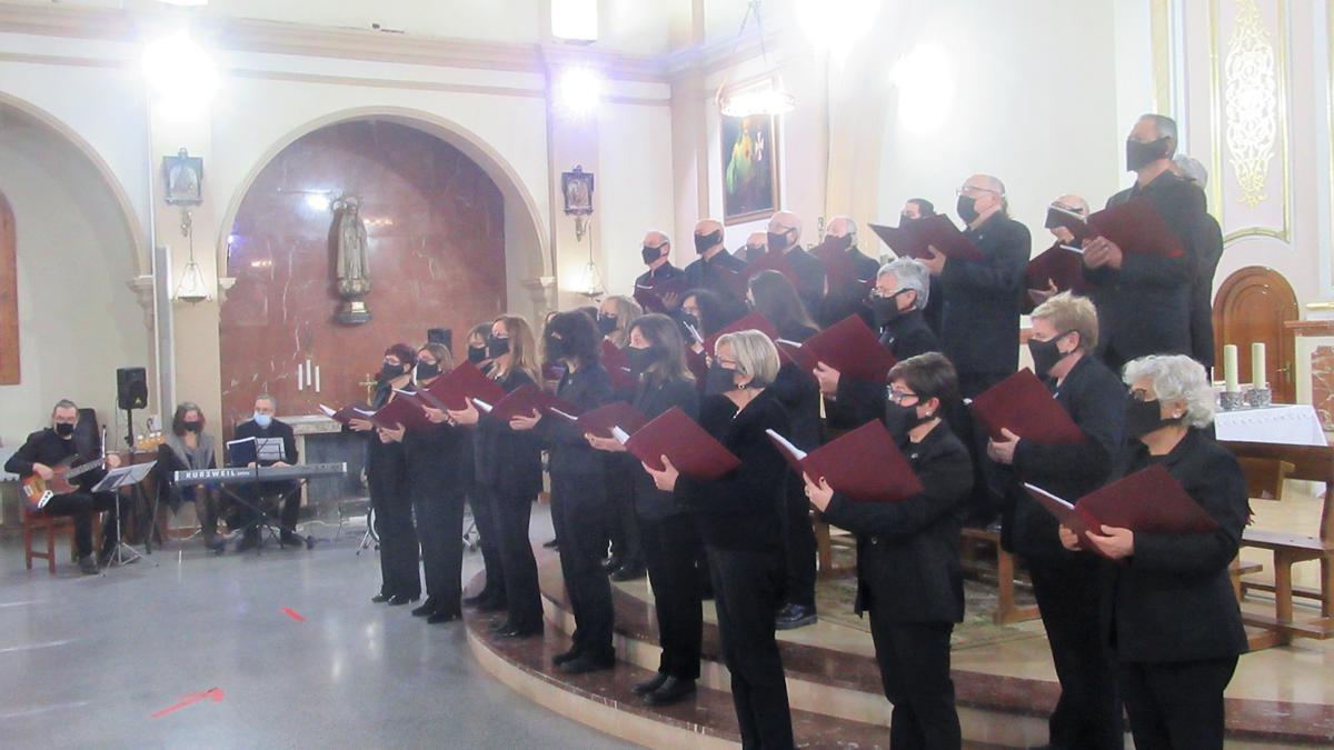 El Cor Ciutat de Burjassot en una de sus actuaciones.