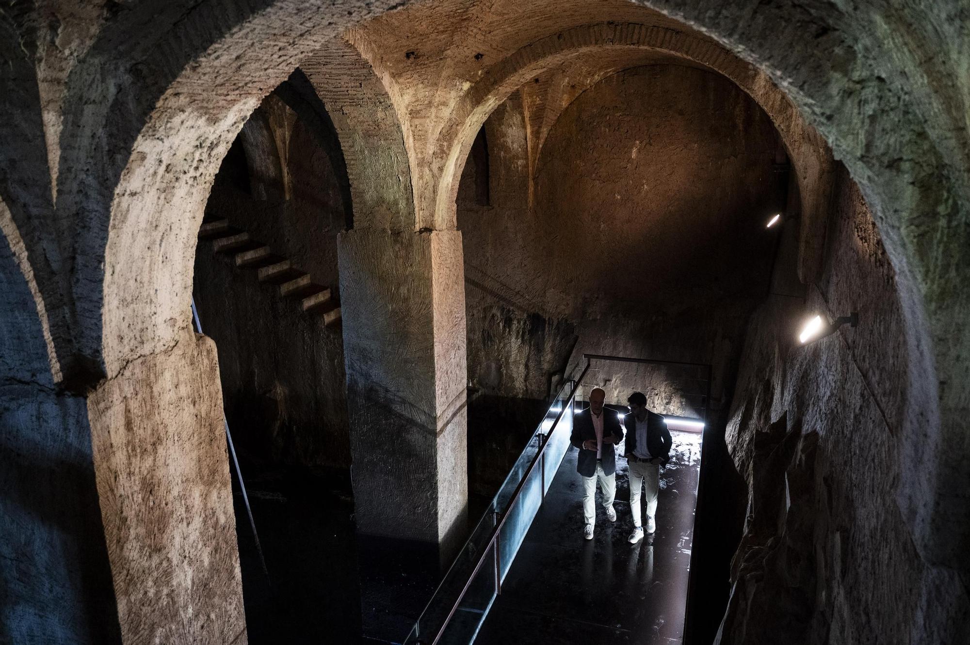 Galería | Así ha quedado el aljibe de la Preciosa Sangre de Cáceres