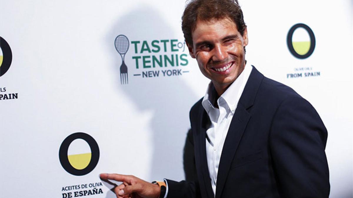 Nadal promociona el aceite de oliva