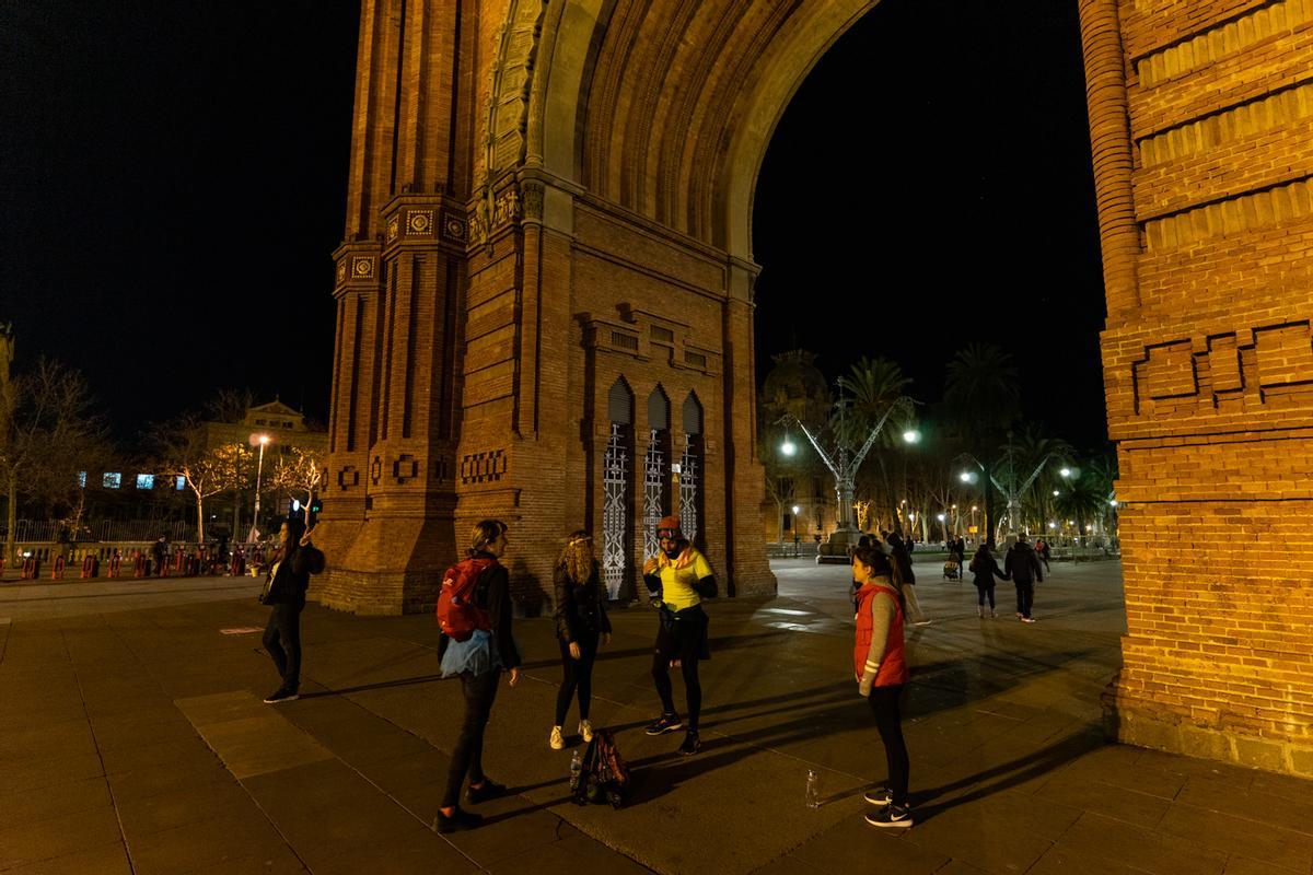 El encuentro se inicia siempre en el Arc del Triomf.