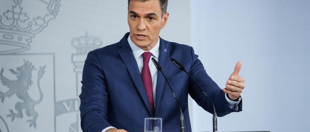 El presidente del Gobierno, Pedro Sánchez.