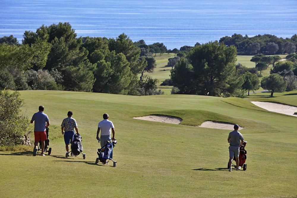 Das Wetter spielte beim Golftunier auch mit.