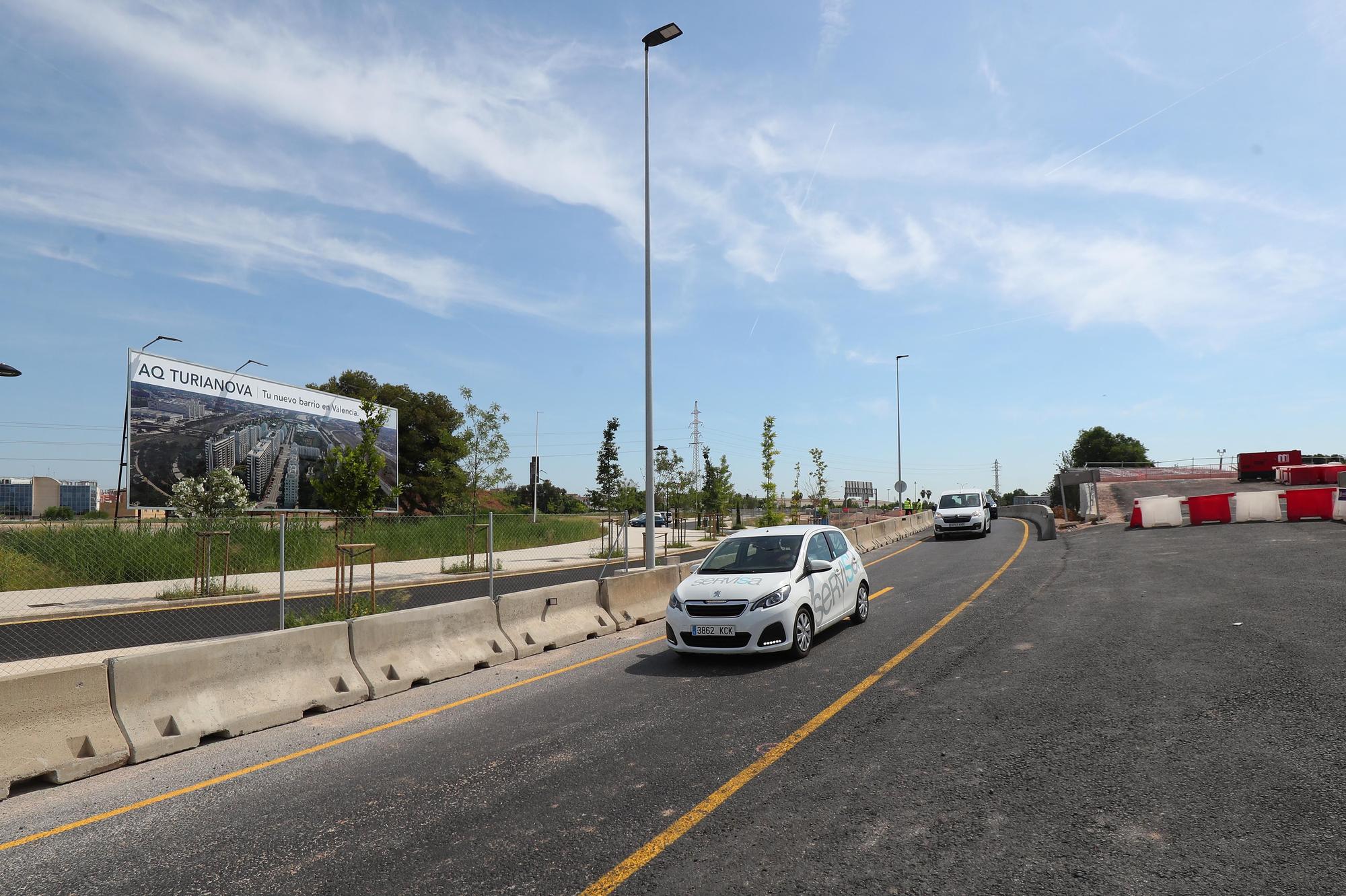 El nuevo acceso a València desde la Pista de Silla