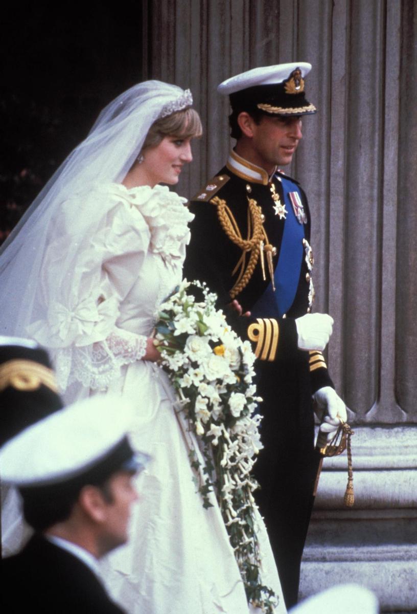 El vestido de novia de la princesa Diana