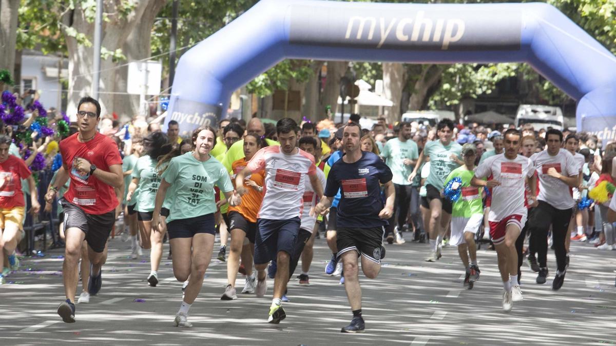 Así ha sido la edición 2025 de la carrera anual de Aspromivise en Xàtiva