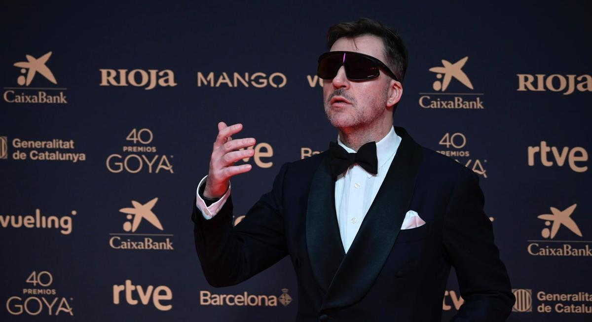 El cineasta Albert Serra, en la gala de los Goya de Barcelona.